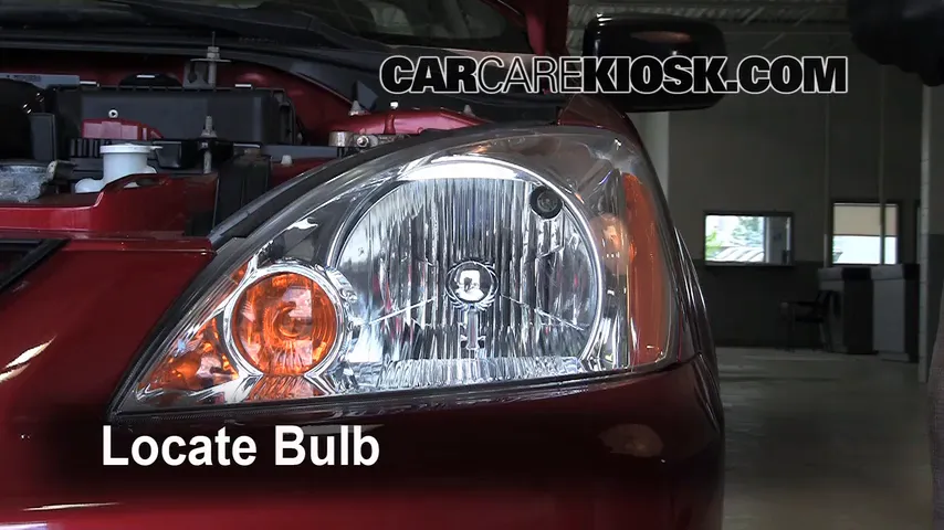2005 Mitsubishi Lancer ES 2.0L 4 Cyl. Lights Headlight (replace bulb)